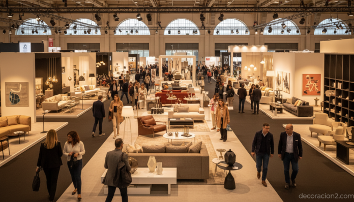 Feria Casa Pasarela de decoración en IFEMA Madrid con stands de mobiliario contemporáneo