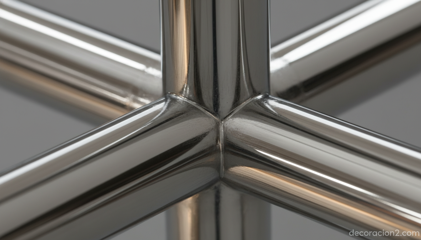 Detalle de los tubos de acero del radiador Runtal Puzzle modular