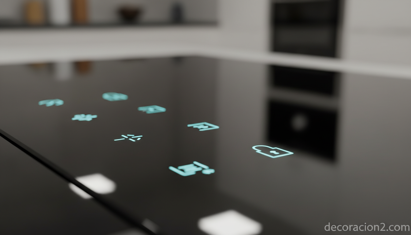 Detalle del panel táctil de la mini cocina Whirlpool EWARC 2015