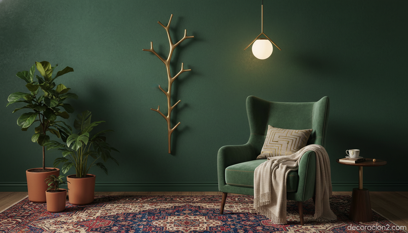 Perchero de pared original: el Belleville de Frederic Gooris y guía para elegir el tuyo 10 Perchero de pared con forma de rama en dormitorio con tendencia biofílica