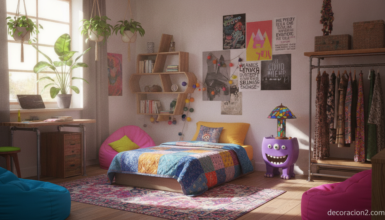 Mesas originales de diseño: la mesa botón Twine Table y otras piezas que sorprenden 10 Habitación juvenil desenfadada con muebles de diseño originales y coloridos