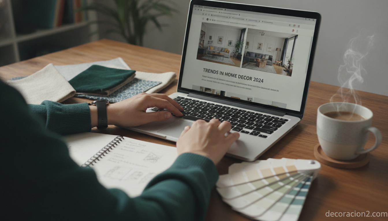 Buscando inspiración en un blog de decoración para el hogar