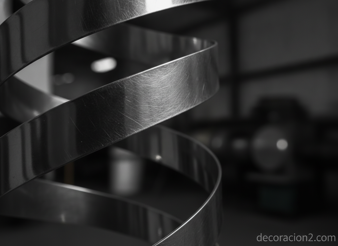 Radiadores de diseño: la espiral Runtal que convierte la calefacción en escultura 5 Detalle del acabado cromádo de un radiador de diseño en espiral