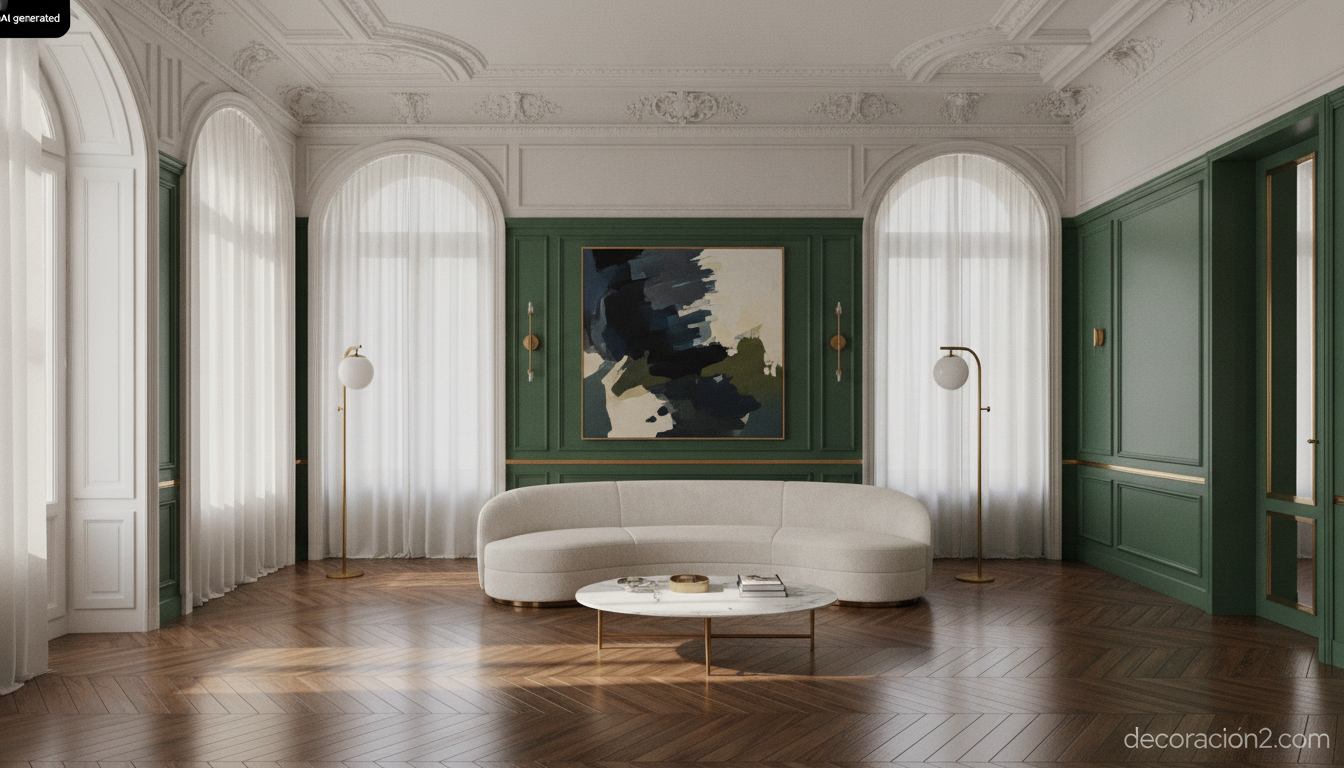 Ferias de decoración en España: guía para visitarlas y aprovecharlas 8 Salón efímero decorado por un estudio de interiorismo en un edificio histórico