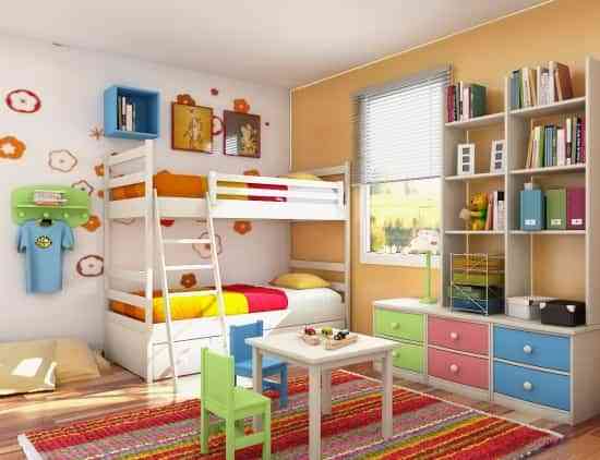Ideas de decoración para la habitación de los niños 2 3
