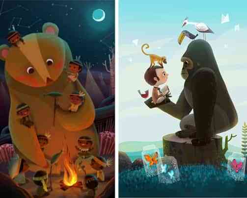 Ilustraciones inspiradas en el imaginario de Disney 2