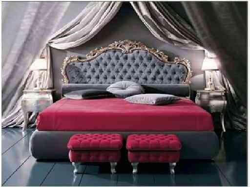 Decorar un dormitorio en rojo y gris - Decoración de interiores | Opendeco