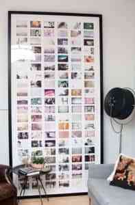 Cómo decorar con fotografías una pared