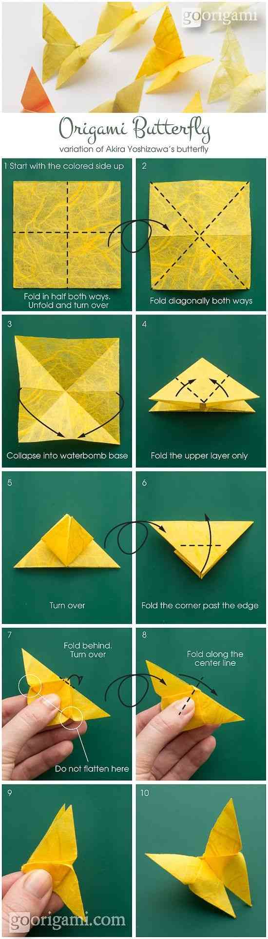 mariposas de origami