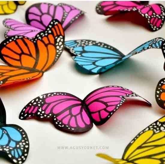 DIY Mariposas para decorar - Decoración interiores Opendeco