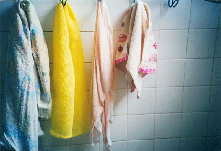 toallas colgadas