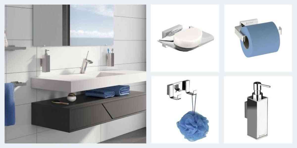 accesorios en los baños de diseño - complementos bano - gravity