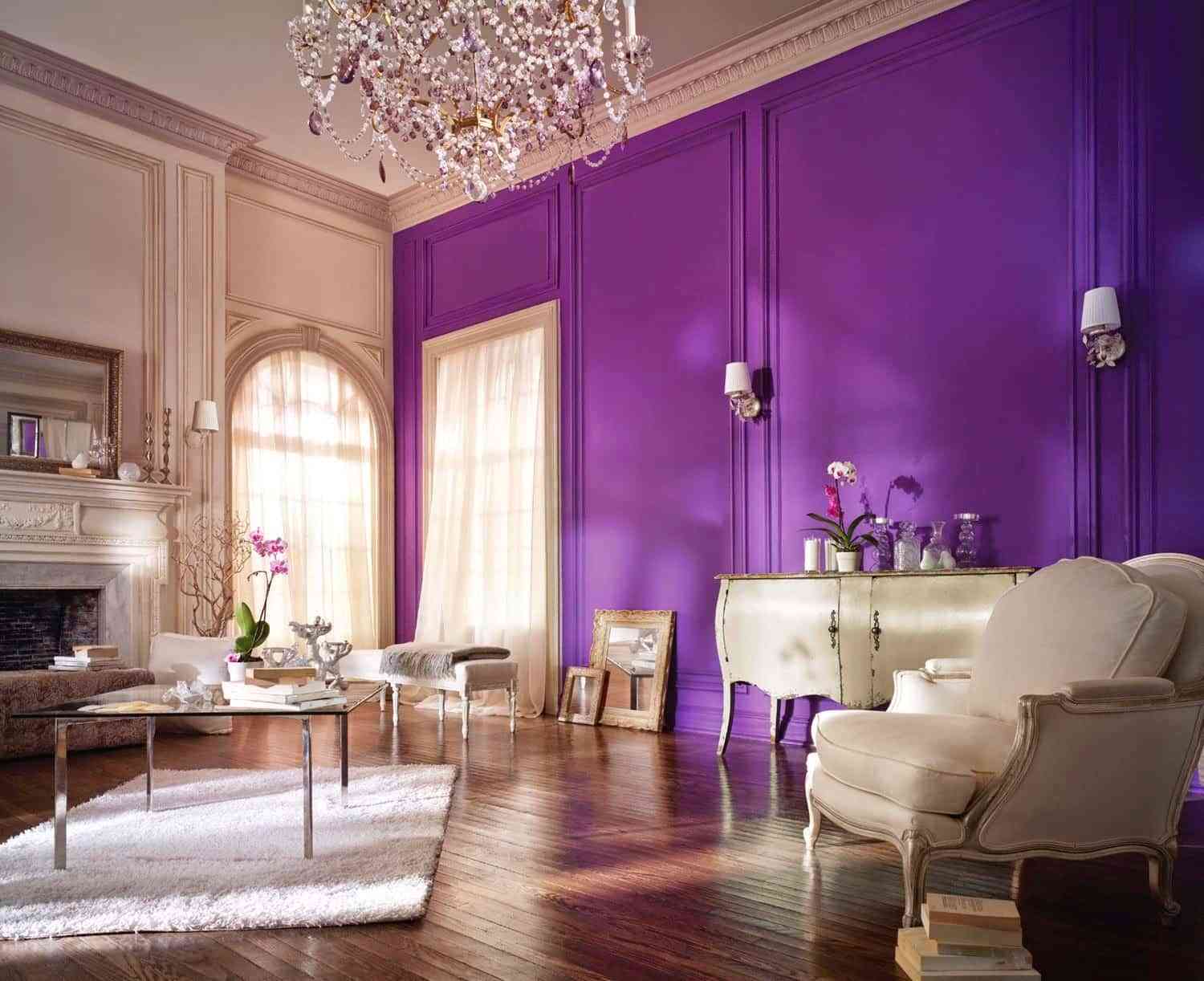 El efecto del color malva en las paredes y lo que has de saber para usarlo
