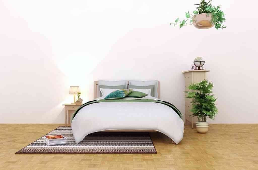 Colocar plantas en tu dormitorio además de brindar un toque de naturaleza, van a mejorar la calidad del aire que respiras.