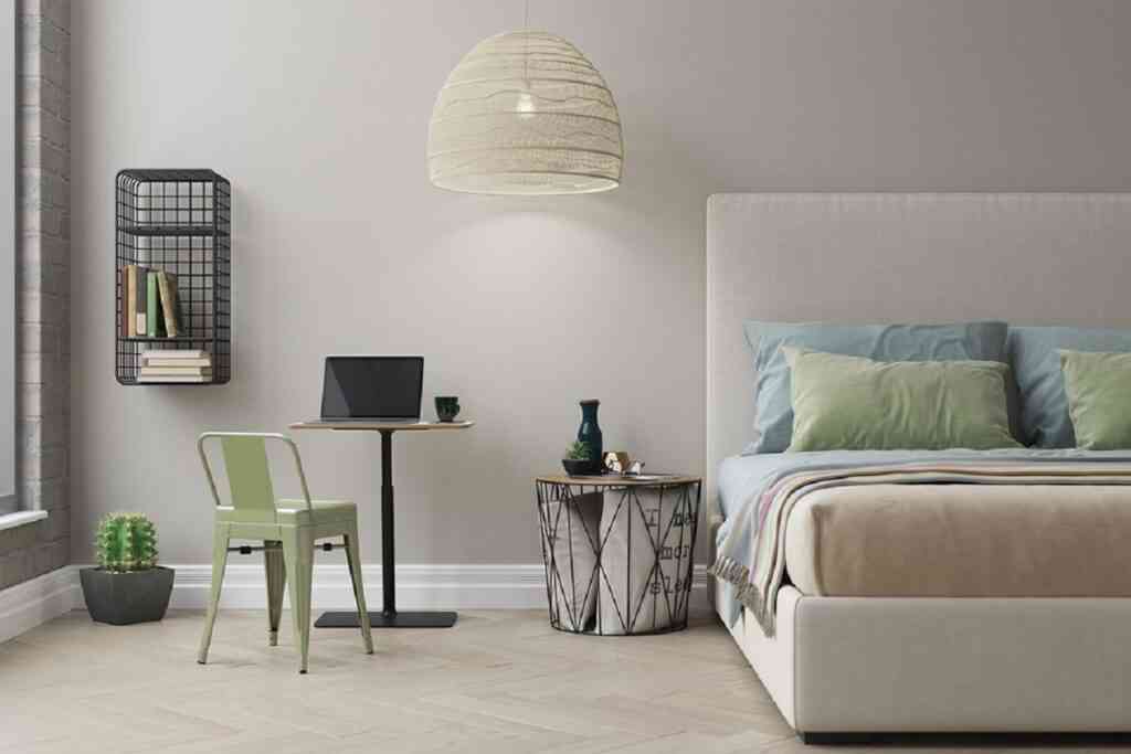 El dormitorio multifuncional es ideal para aprovechar cada esquina de la habitación.