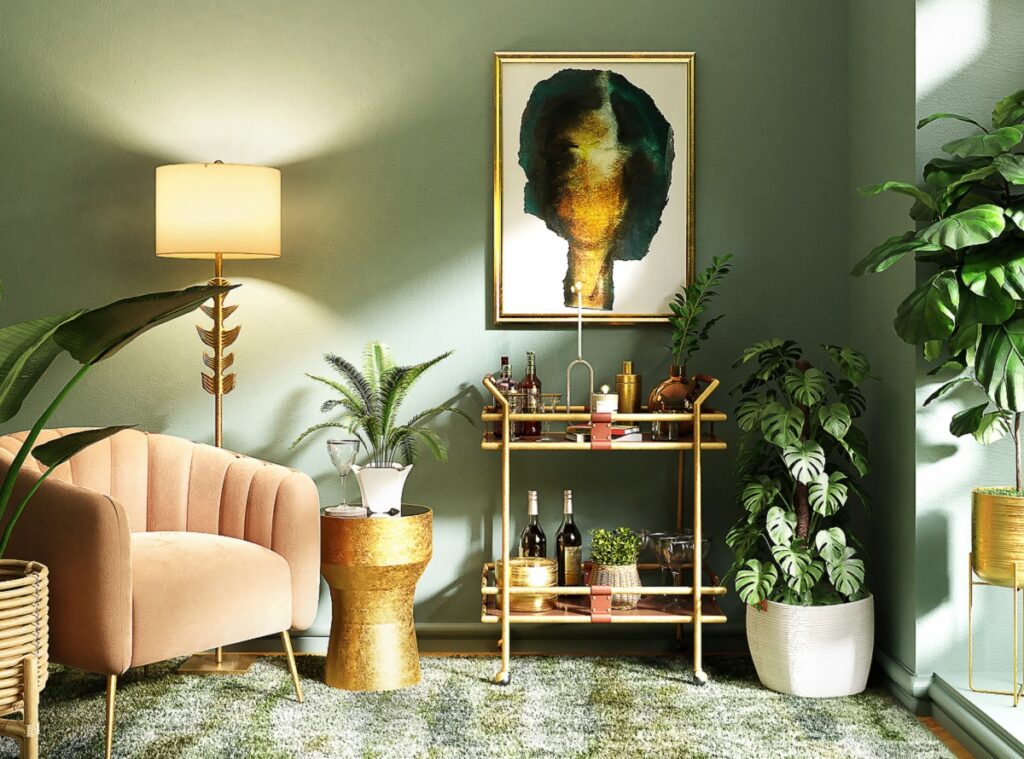 mueble-vintage-con-decoracion