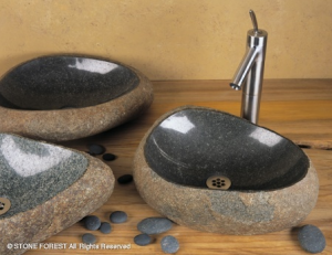 Baños esculpidos en piedra natural 2